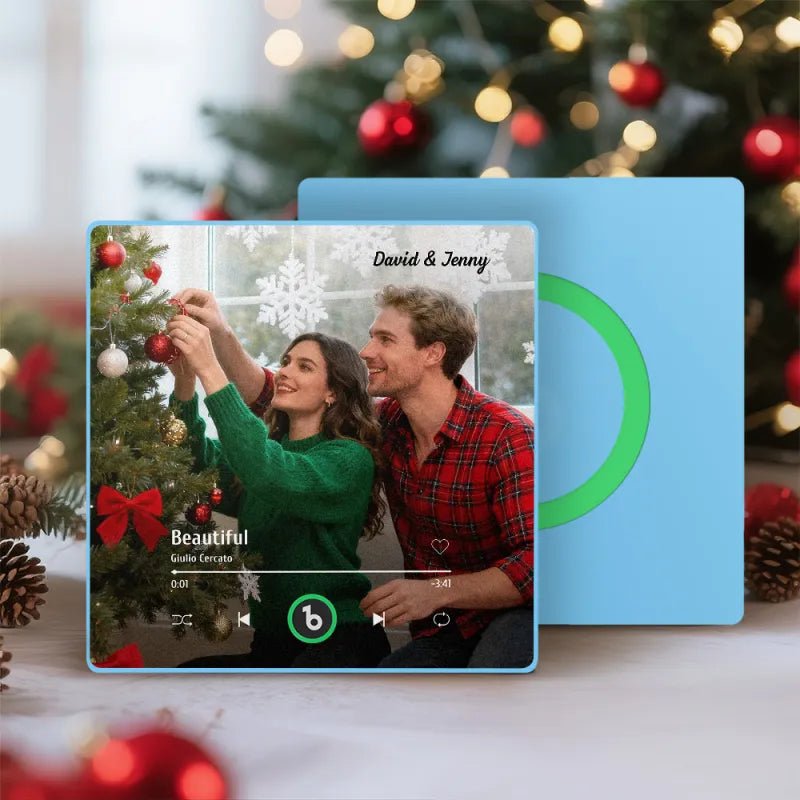 FridgeBeats Framed 4.0 Custom Music Fridge Magnet with Colorful Frame Album Fridge Magnet Wall Sticker Christmas Gifts - DiyGiftly