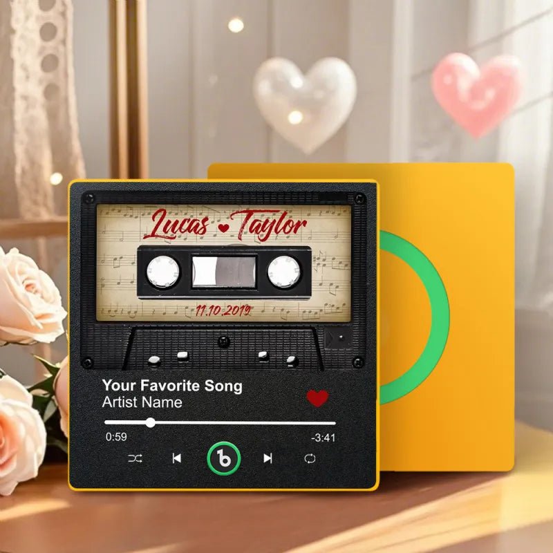 forever together custom names acrylic retro fridge magnet as a new home gift