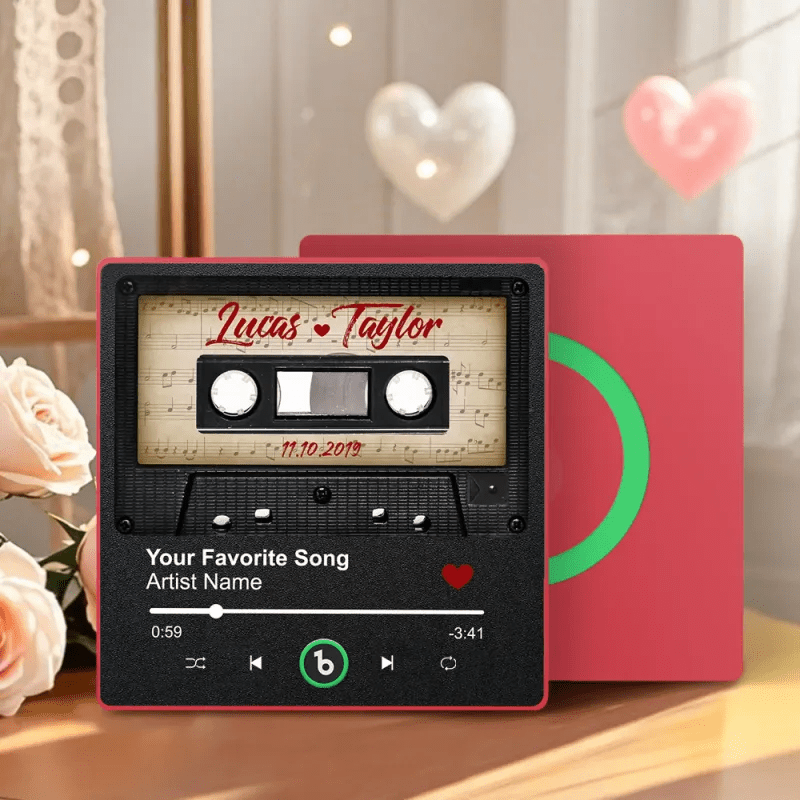 forever together custom names acrylic retro fridge magnet as a anniversary gift