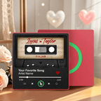 forever together custom names acrylic retro fridge magnet as a anniversary gift
