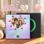 FridgeBeats Framed 4.0 Personalized Music Fridge Magnet Heart Style Valentines Gift Album Fridge Magnet Music Wall Photo Sticker - DiyGiftly