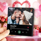 FridgeBeats Framed 4.0 Personalized Music Fridge Magnet with Photo Playable Song Keepsake Gift Valentines Gift for Lover - DiyGiftly