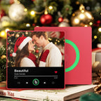 FridgeBeats Framed 4.0 Personalized Photo Music Fridge Magnet Playable Song Keepsake Gift Christmas Gift for Lover - DiyGiftly