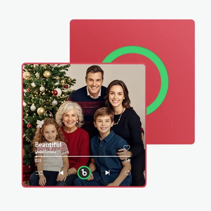 FridgeBeats Framed 4.0 Upgrade Custom Music Photo Fridge Magnet Personalized Music Fridge Magnets Christmas Gifts for Family - DiyGiftly