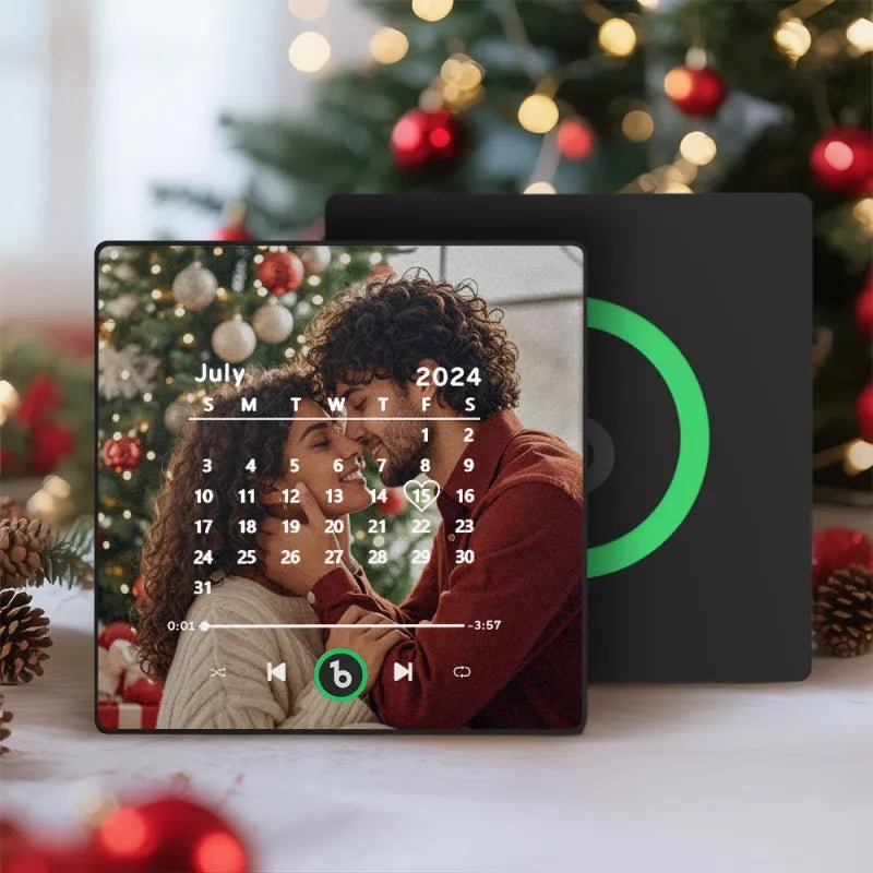 FridgeBeats Framed Custom Music Fridge Magnet That Can Play Music Magnet Supports Bluetooth Connectivity Christmas Gift - DiyGiftly