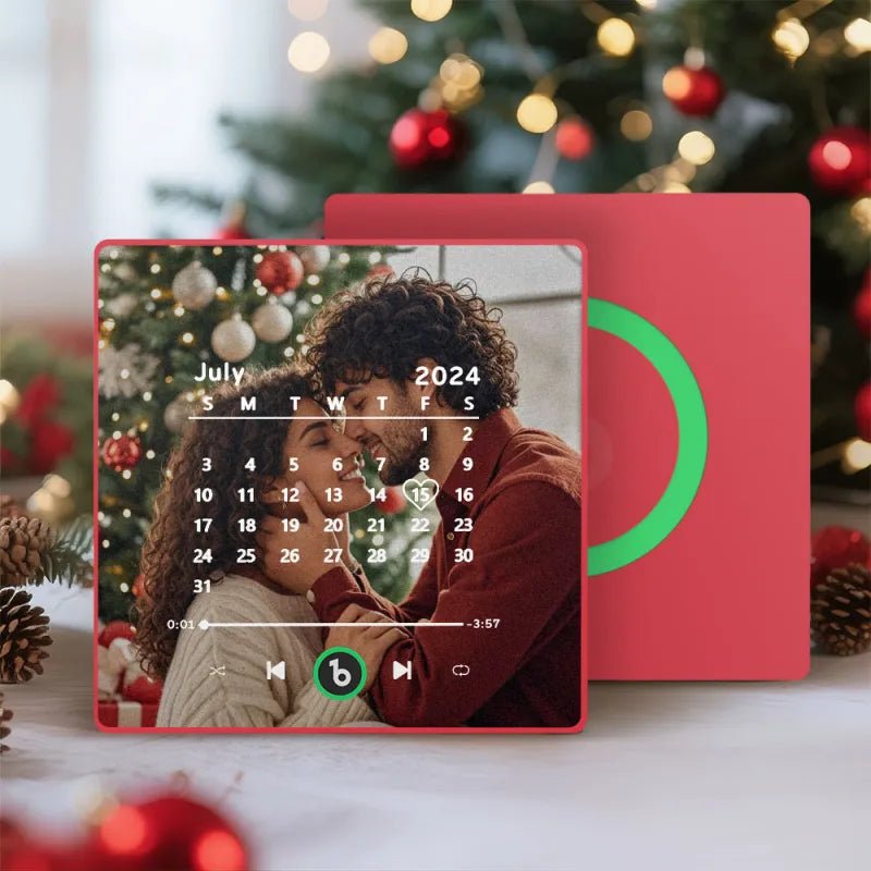 FridgeBeats Framed Custom Music Fridge Magnet That Can Play Music Magnet Supports Bluetooth Connectivity Christmas Gift - DiyGiftly