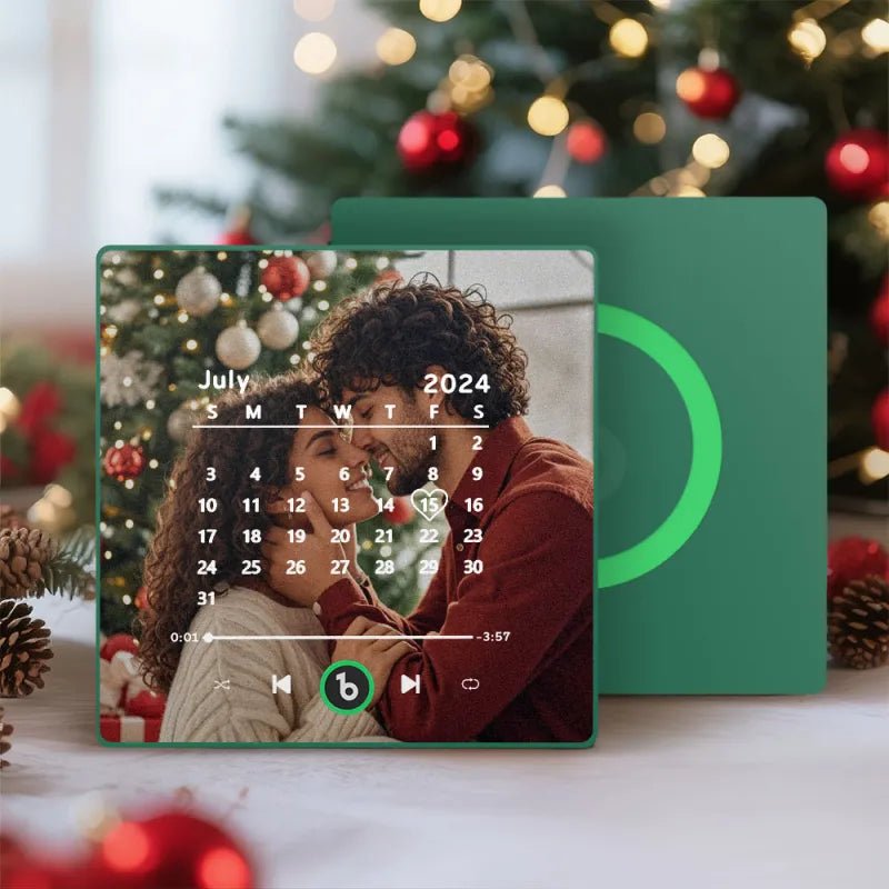 FridgeBeats Framed Custom Music Fridge Magnet That Can Play Music Magnet Supports Bluetooth Connectivity Christmas Gift - DiyGiftly