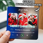 FridgeBeats Frameless 4.0 Custom 3 Photos Music Fridge Magnet FridgeBeats Pro Supports Bluetooth Connectivity Christmas Gifts - DiyGiftly