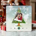 FridgeBeats Frameless 4.0 Custom Music And Photo Fridge Magnet Christmas Tree Fridge Magnet for Christmas Gifts - DiyGiftly