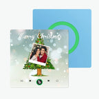 FridgeBeats Frameless 4.0 Custom Music And Photo Fridge Magnet Christmas Tree Fridge Magnet for Christmas Gifts - DiyGiftly