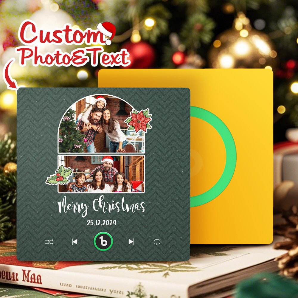 FridgeBeats Frameless 4.0 Custom Music Fridge Magnet Personalized Photo Colorful Fridge Magnet Creative Christmas Gift - DiyGiftly