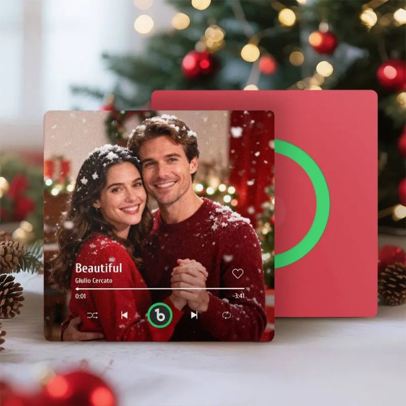 FridgeBeats Frameless 4.0 Custom Music Photo Fridge Magnet That Can Play Music Without Cellphone Christmas Gifts - DiyGiftly