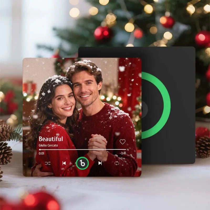 FridgeBeats Frameless 4.0 Custom Music Photo Fridge Magnet That Can Play Music Without Cellphone Christmas Gifts - DiyGiftly