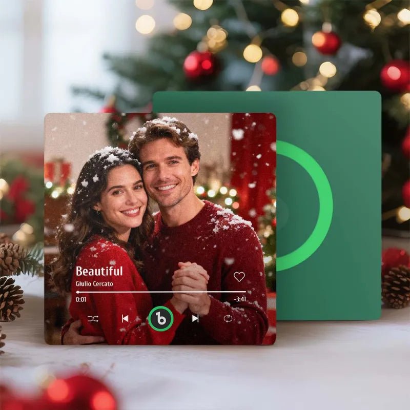 FridgeBeats Frameless 4.0 Custom Music Photo Fridge Magnet That Can Play Music Without Cellphone Christmas Gifts - DiyGiftly