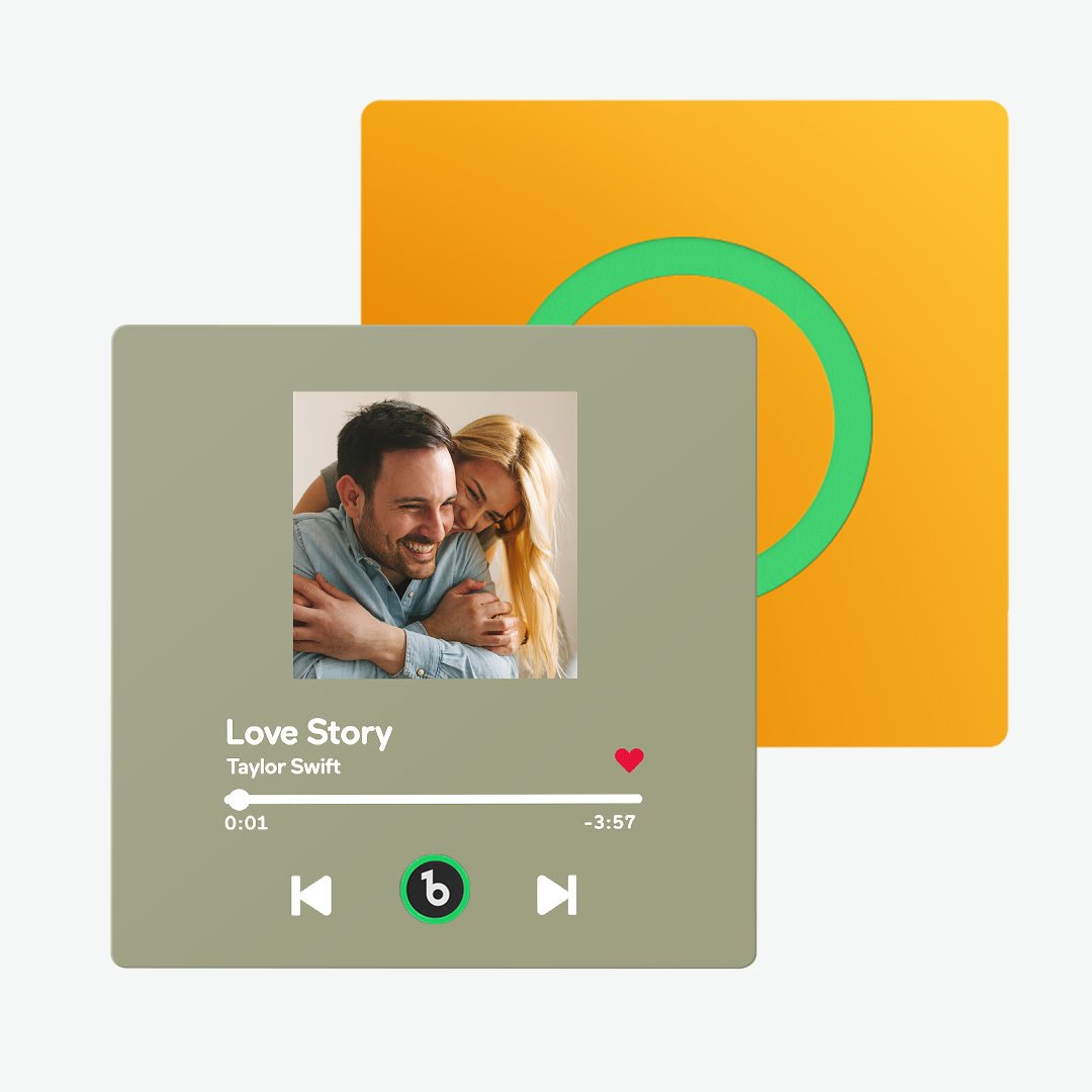 FridgeBeats Frameless Custom Music Fridge Magnet New 4.0 Upgrade Personalized Album Fridge Magnet That Can Be Played Song Anniversary Gift - DiyGiftly