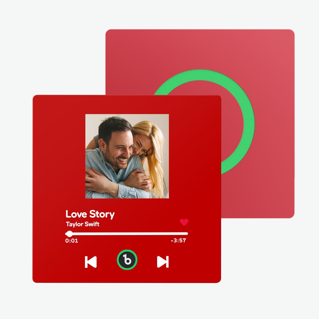 FridgeBeats Frameless Custom Music Fridge Magnet New 4.0 Upgrade Personalized Album Fridge Magnet That Can Be Played Song Anniversary Gift - DiyGiftly