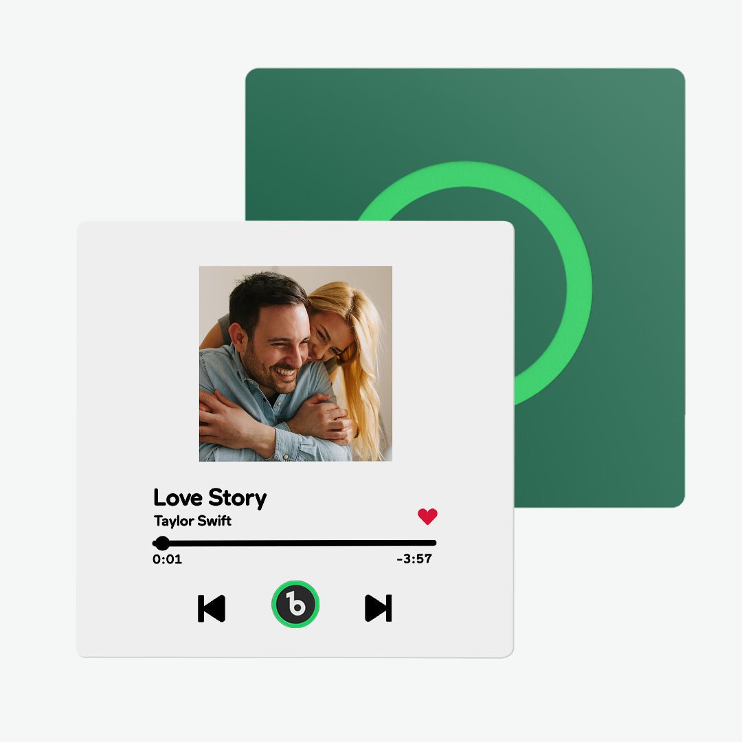 FridgeBeats Frameless Custom Music Fridge Magnet New 4.0 Upgrade Personalized Album Fridge Magnet That Can Be Played Song Anniversary Gift - DiyGiftly