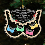 Friend Is Like A Good Bra - Personalized Custom Acrylic Ornament 720614 - DiyGiftly