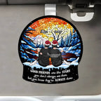 personalized design car visor clip gift for best friend