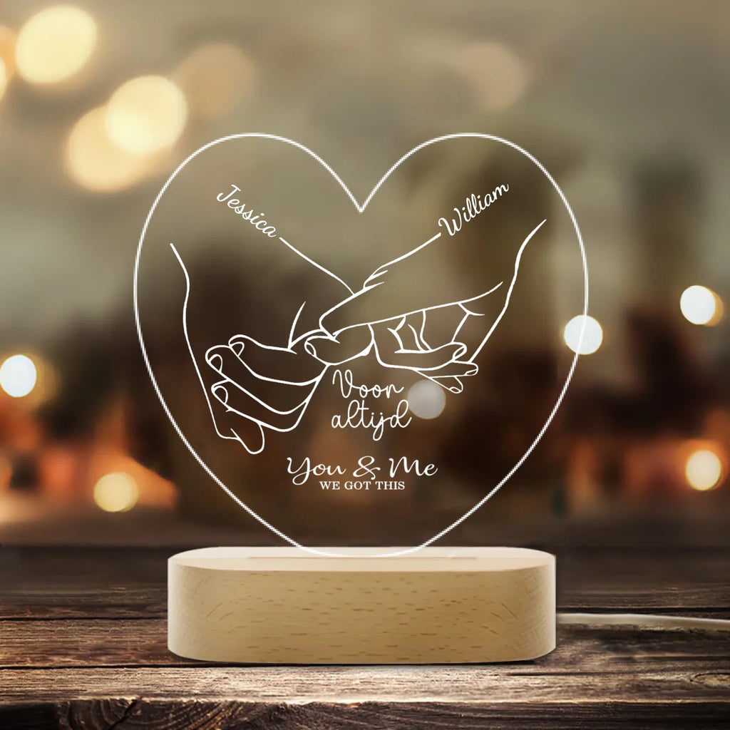 From our first kiss to our last breath - Hart Ledlamp 758913 - DiyGiftly