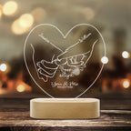 From our first kiss to our last breath - Hart Ledlamp 758913 - DiyGiftly