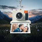 Frozen in the moment of being loved - Personalized couple keychains 740829 - DiyGiftly