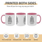 Firefighter Coffee Mug Personalized Ceramic fire station gift