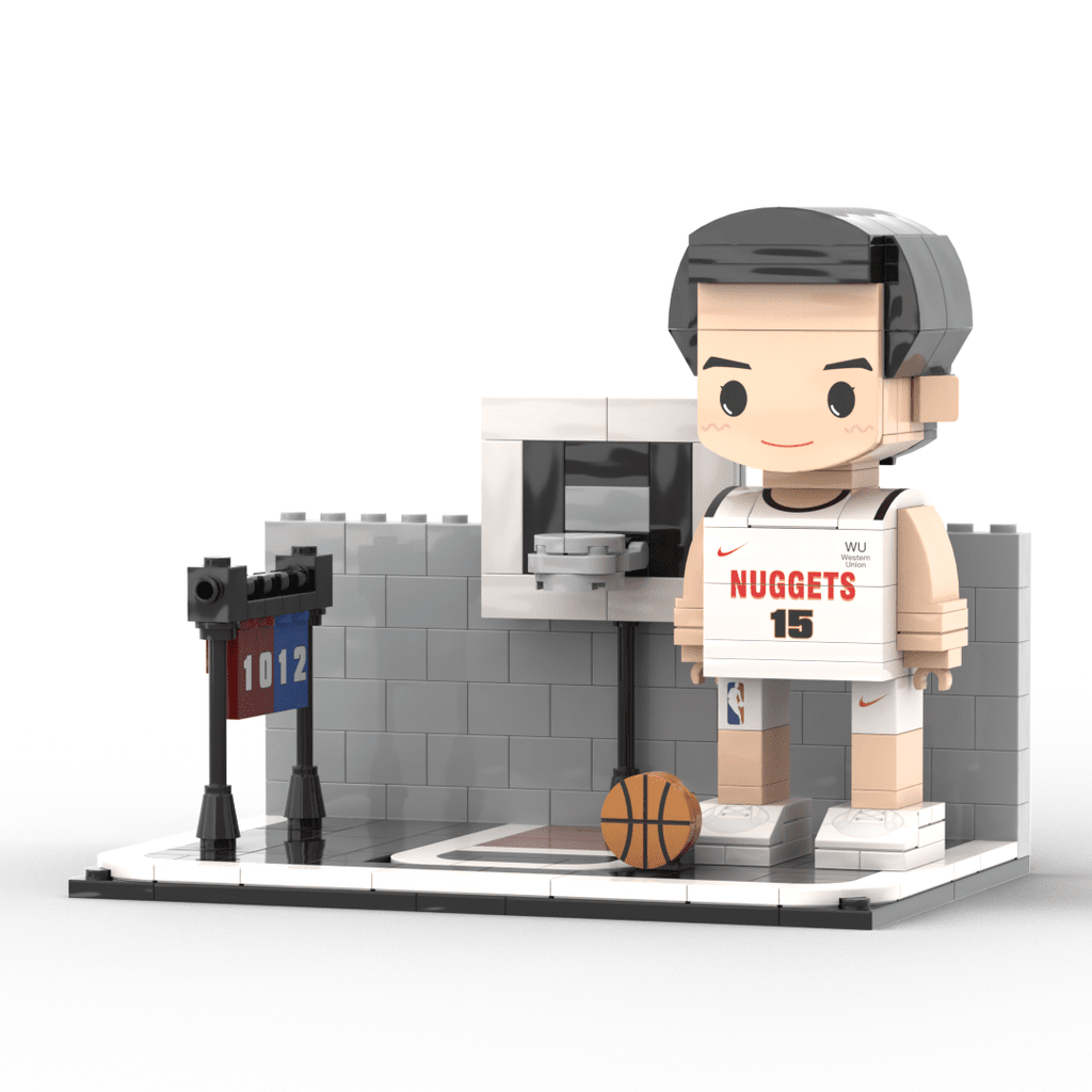 Full Body Customized Basketball Brick Figure – Personalized Gift for Basketball Player, Unique Birthday or Valentine’s Gift - DiyGiftly