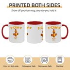 Funny Chicken F - Caw - F – Personalized Mug, Custom Name Coffee Cup, Sarcastic Chicken Gifts, Humorous Mug for Friends, Coworkers, Birthday & Christmas Gifts 1072704 - DiyGiftly