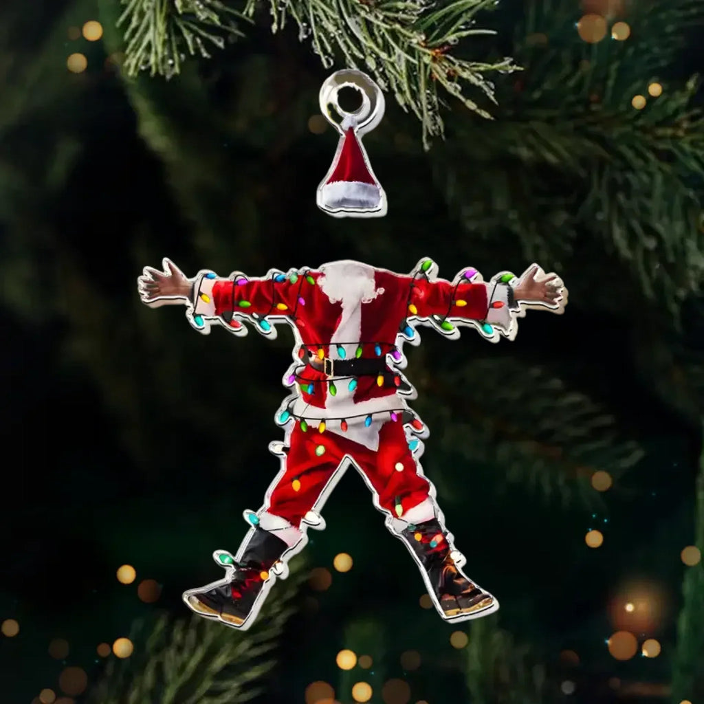 Funny Christmas Custom Face Family, Friends - Personalized Family Photo Ornament 683473 - DiyGiftly