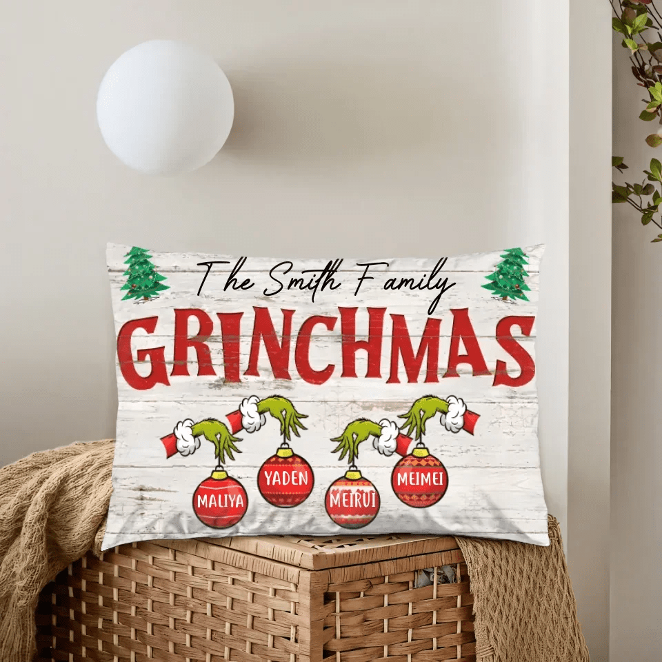 Funny Christmas Sign Custom Christmas Gift For Family Canvas Print 714499 - B - DiyGiftly