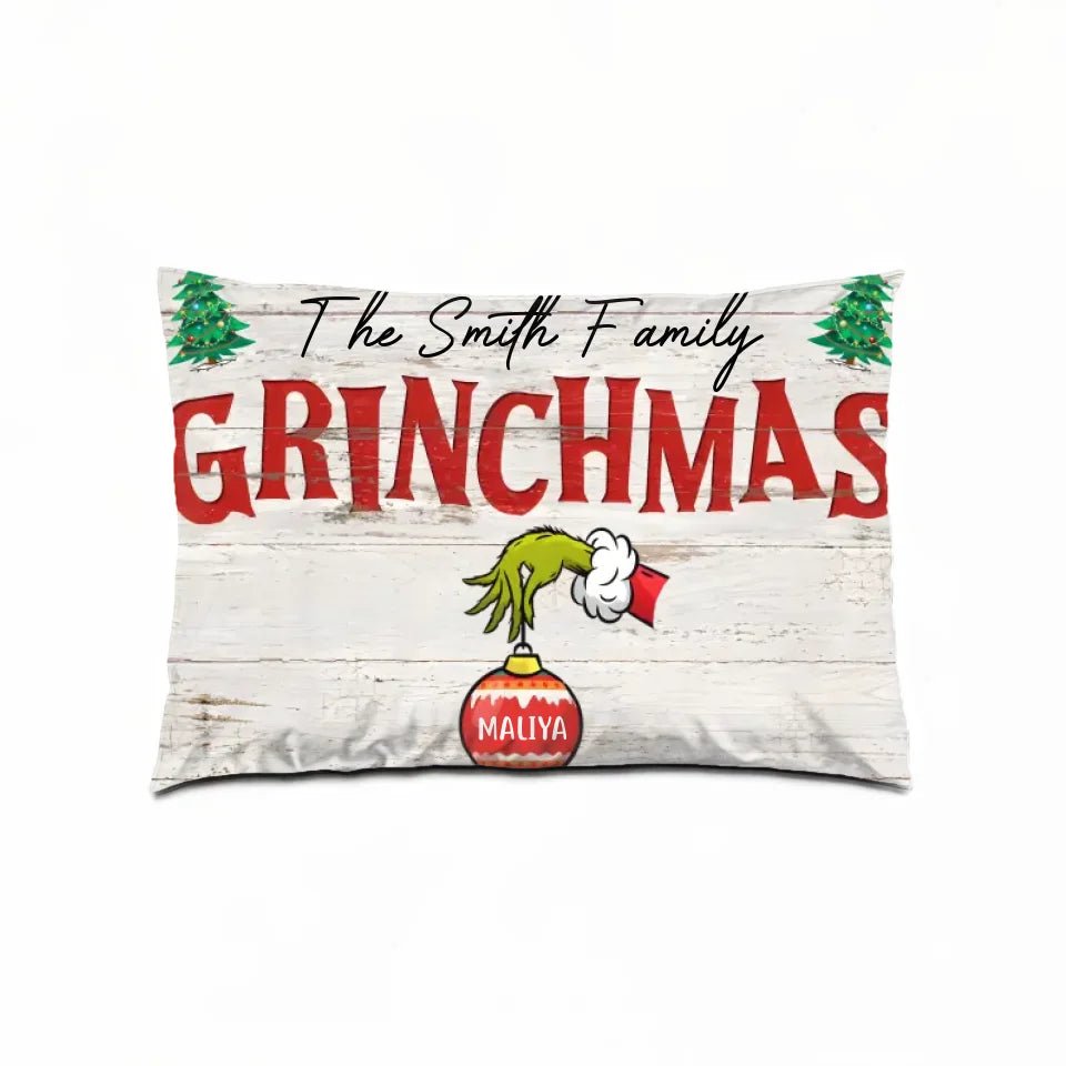 Funny Christmas Sign Custom Christmas Gift For Family Canvas Print 714499 - B - DiyGiftly