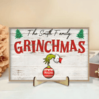 Funny Christmas Sign Custom Christmas Gift For Family Personalized Custom Wooden Plaque 709088 - DiyGiftly