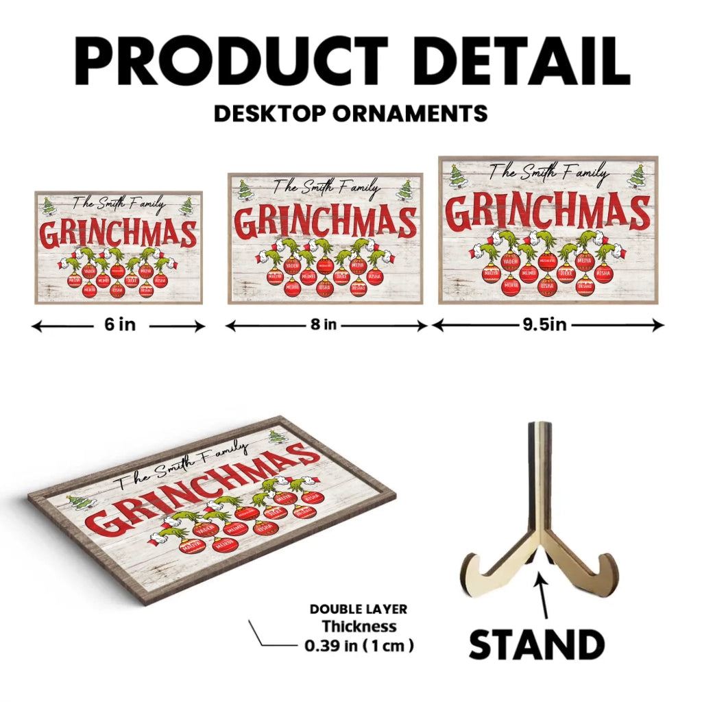 Funny Christmas Sign Custom Christmas Gift For Family Personalized Custom Wooden Plaque 709088 - DiyGiftly