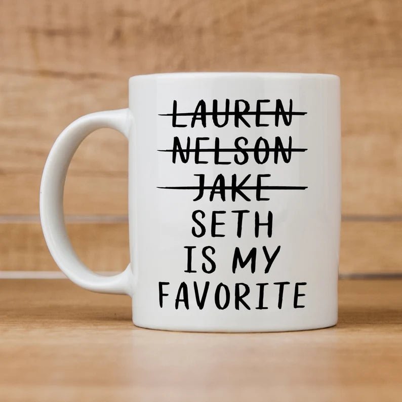 Funny Favorite Child Mug, Favorite Son, Favorite Daughter, Personalized Dad Mug, Dad Gifts from Daughter - Son, Fathers Day Gifts 97915392 - DiyGiftly