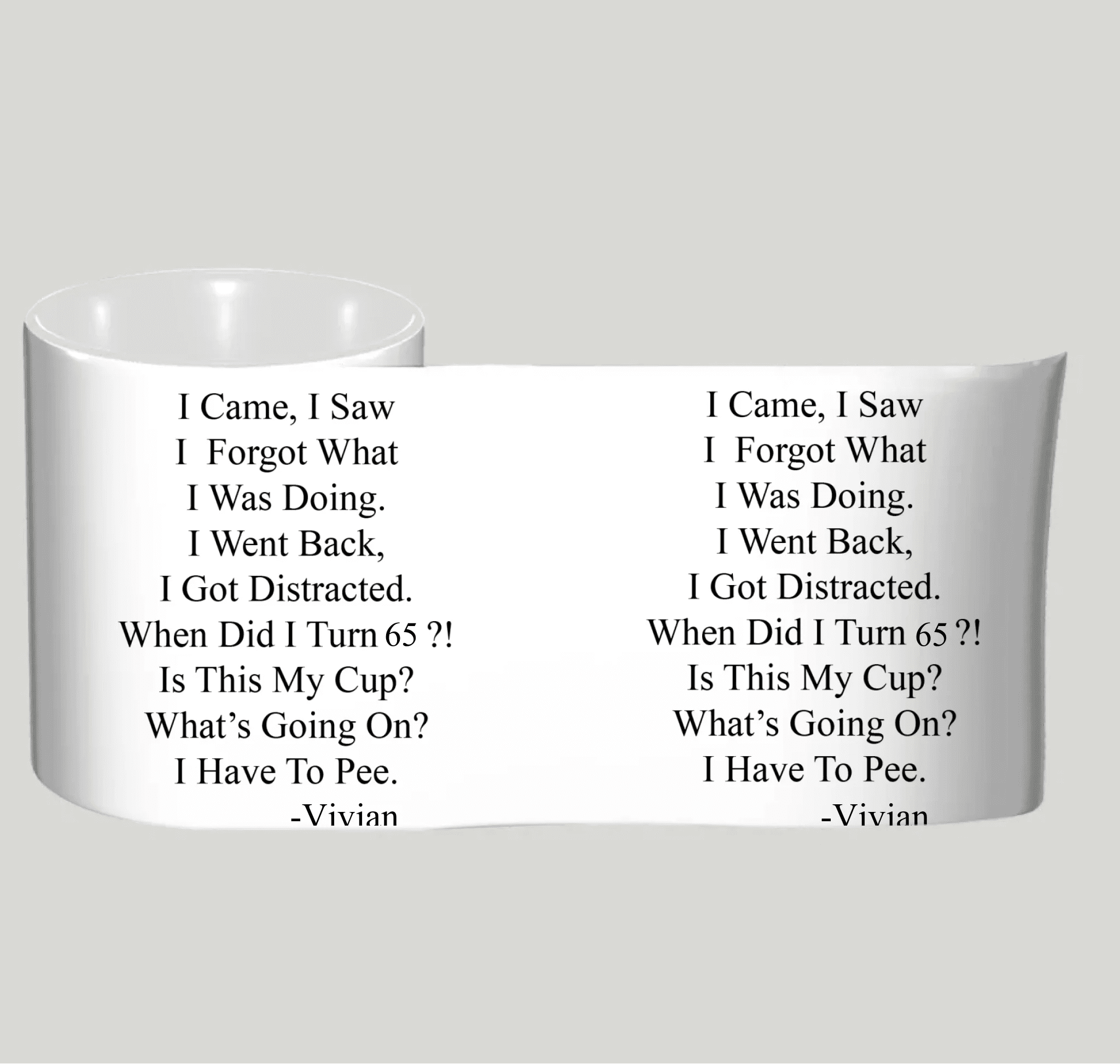 Coffee mug with personalized design ceramic mug birthday gift for grandparents