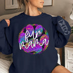 Fur Mama - Dog & Cat Personalized Custom Unisex Sweatshirt With Design On Sleeve - Gift For Pet Owners, Pet Lovers 682338 - 682342 - DiyGiftly