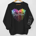Fur Mom, My Favorite Title - Dog & Cat Personalized Custom Unisex Sweatshirt With Design On Sleeve - Gift For Pet Owners, Pet Lovers 680882 - DiyGiftly
