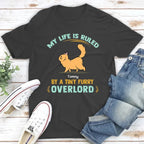 Furry Overlords Walking Cat - Personalized Custom Unisex T-shirt 664814 - DiyGiftly