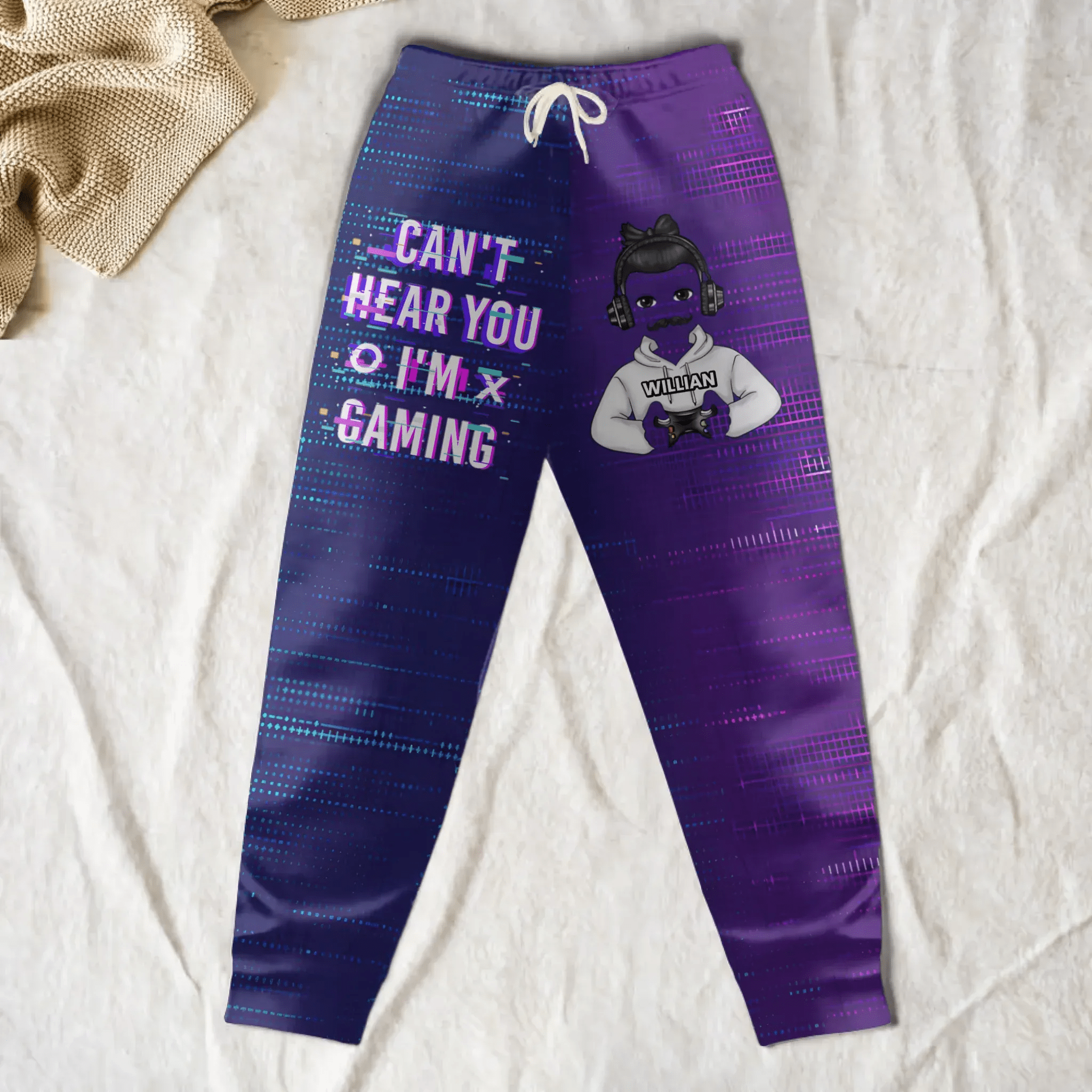 Game Life Mode: Eat • Sleep • Play • Repeat – Personalized Pocket Sweatpants 1052121 - DiyGiftly