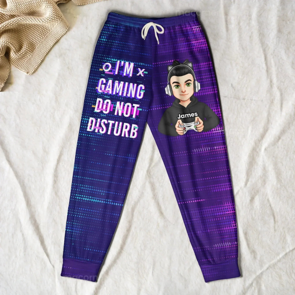Game Life Mode: Eat • Sleep • Play • Repeat – Personalized Pocket Sweatpants 1052121 - DiyGiftly