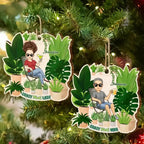 Gardener Crazy Plant Lady - Personalized Custom Shaped Wooden Ornament 688372 - DiyGiftly