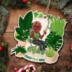 Gardener Crazy Plant Lady - Personalized Custom Shaped Wooden Ornament 688372 - DiyGiftly