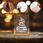 Gift for Football Players - Personalized Night Light Gift for Boys, Men on Birthday - Lamp Custom Name and Number 741832 - DiyGiftly
