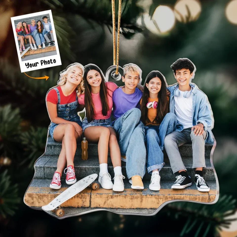 Gift For Friend - Personalized Friends Photo Ornament 682353 - 682347 - DiyGiftly