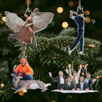 personalized family picture photo ornament Family Love Captured Forever personalized tree decor