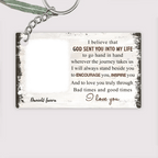 Go Hand In Hand - Personalized Custom Photo Keychain 733583 - DiyGiftly