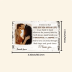 Go Hand In Hand - Personalized Custom Photo Wallet Card 728116 - Q - DiyGiftly