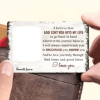 Go Hand In Hand - Personalized Custom Photo Wallet Card 728116 - Q - DiyGiftly