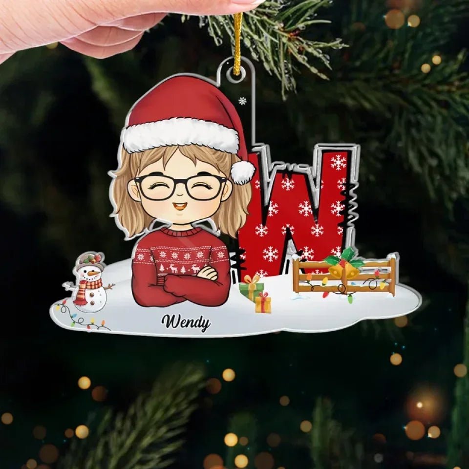 Go Out And Spread The Joy - Bestie Personalized Custom Ornament - Acrylic Custom Shaped - Christmas Gift For Kid 687188 - DiyGiftly